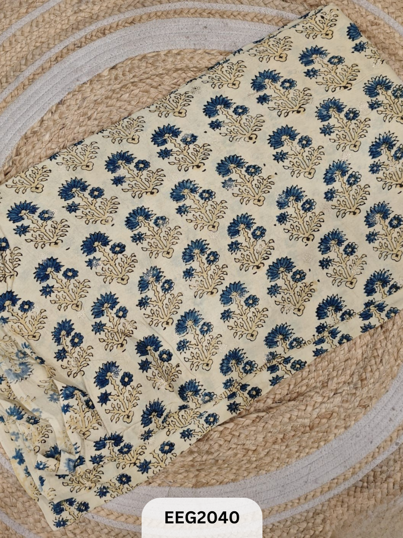 DOLA SILK AJRAKH FABRIC-1MTR