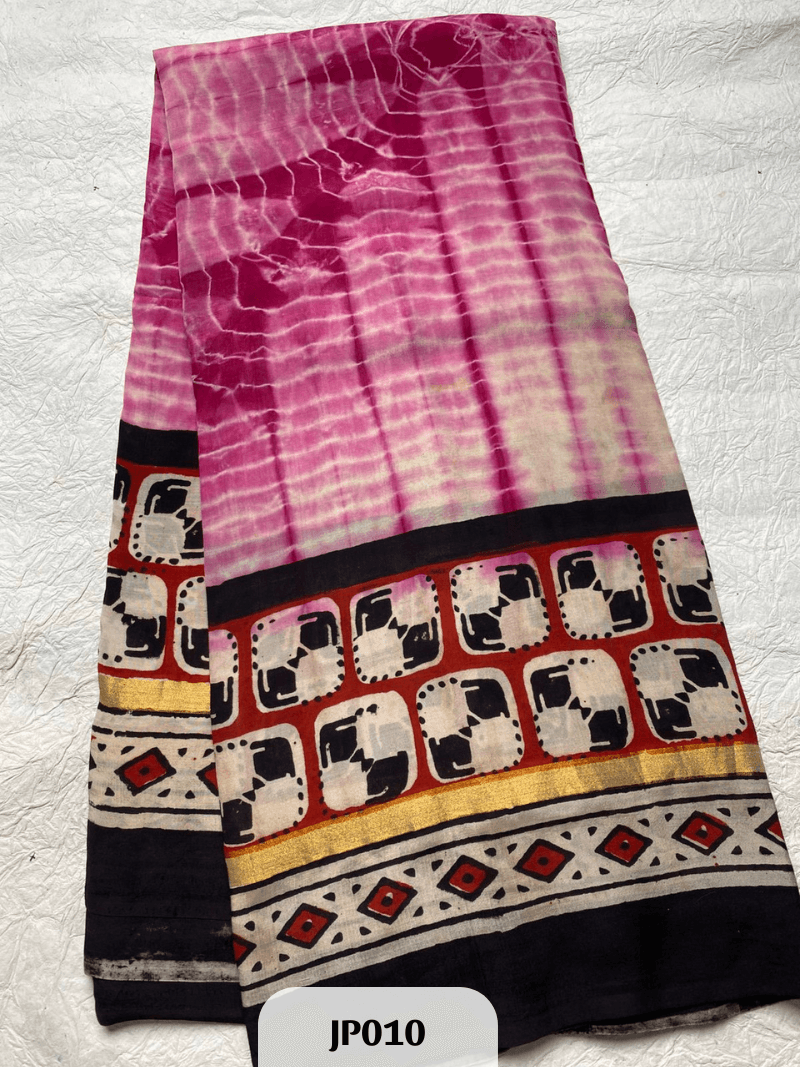 Assam Handblock Print Saree Travel Story Collectives