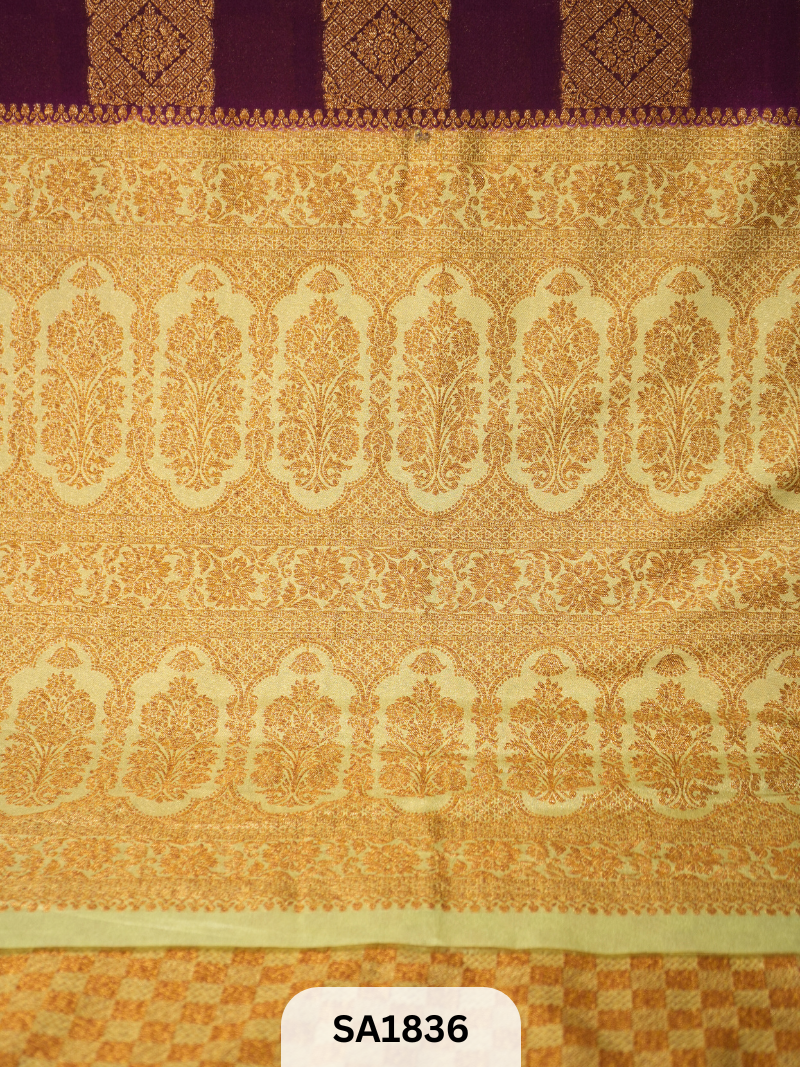 BANARASI MYSORE KHADI GEORGETTE SAREE