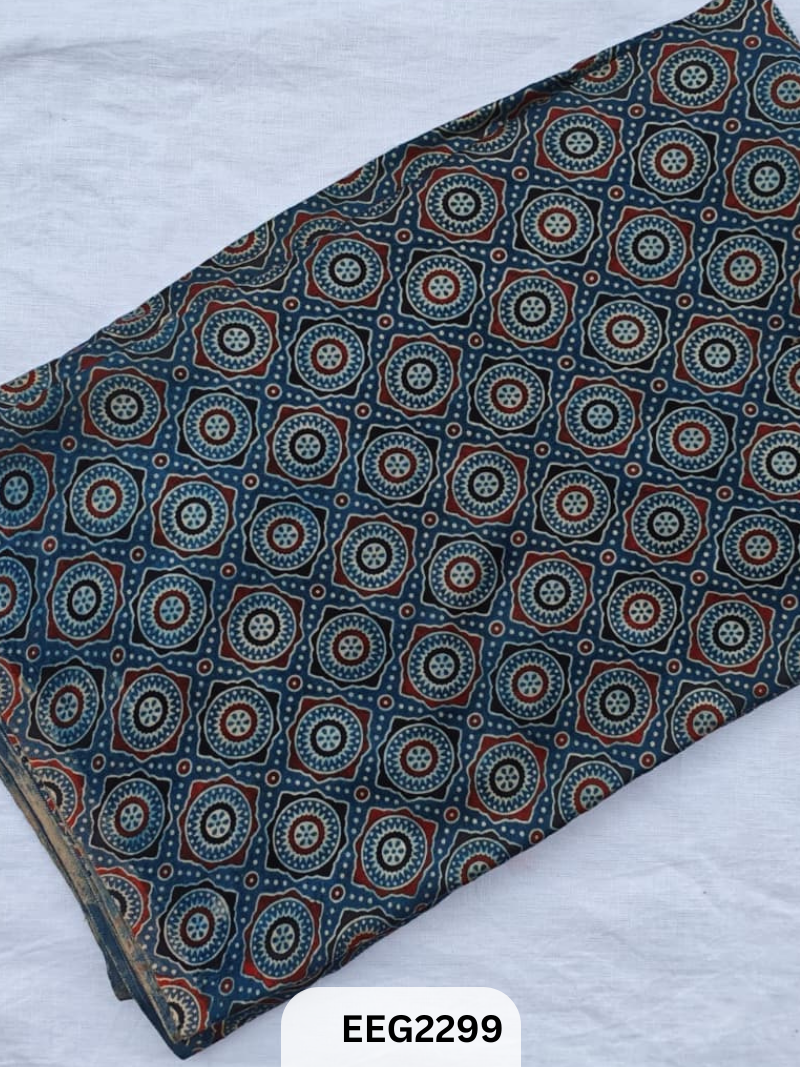 MASHRU AJRAKH FABRIC PRINT-1 MTR