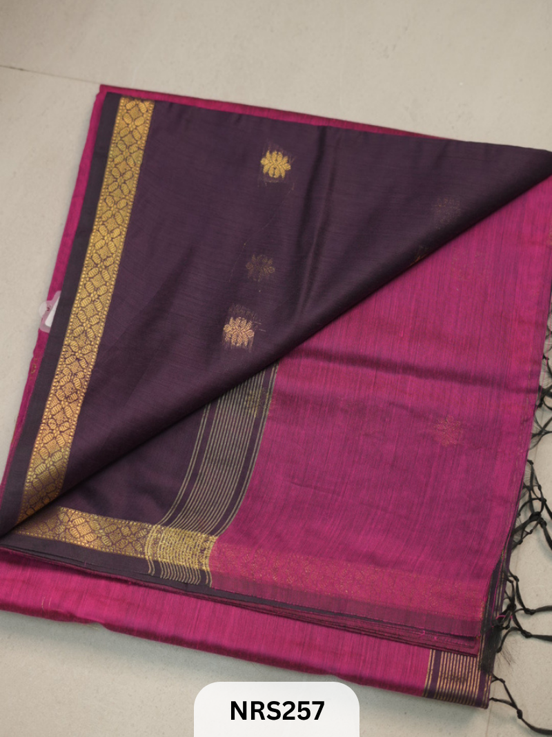 CHANDERI INSPIRED MAHESWARI SAREE