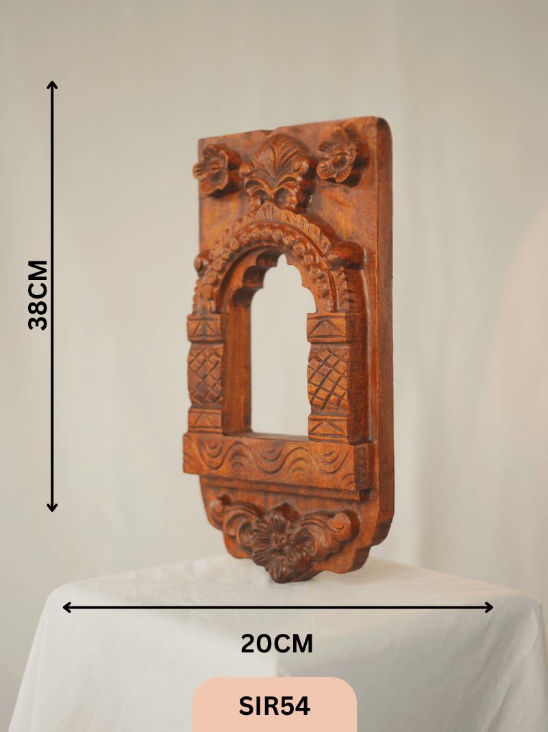 WOODEN MADDAM VILLAKU HOME DECOR - Height 15" INCH, WIDTH 8"INCH