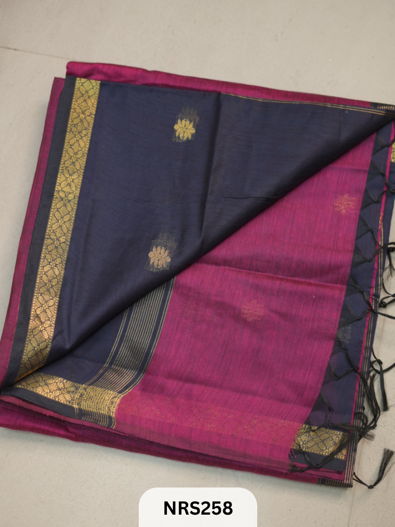 CHANDERI INSPIRED MAHESWARI SAREE