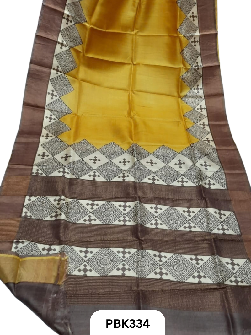 Pure Handloom Tussar Silk Saree