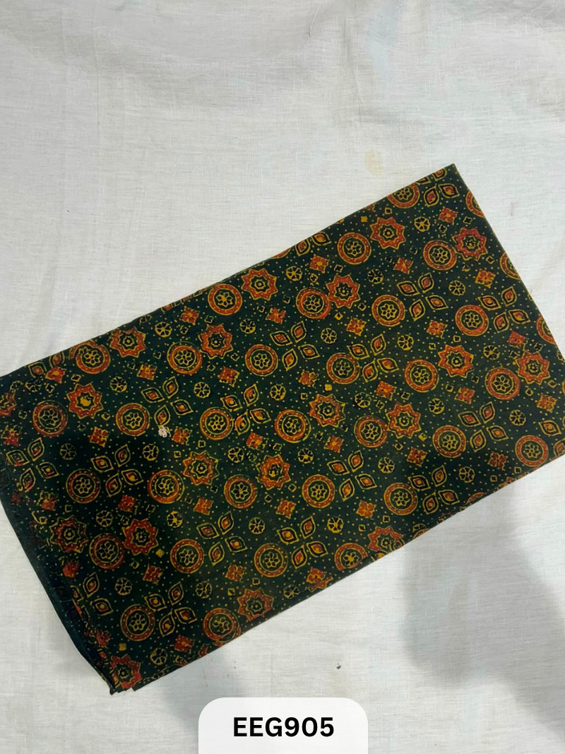 COTTON AJRAKH FABRIC-1MTR