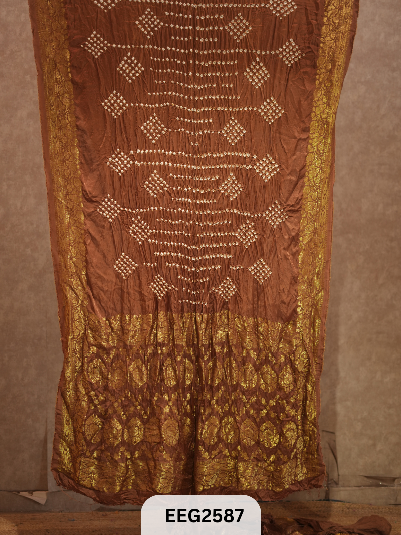 MODAL FUSIOIN SAREE WITH DOLA BORDER - EXCLUSIVE
