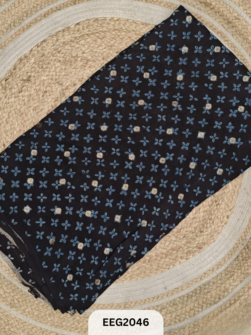 DOLA SILK AJRAKH FABRIC-1MTR