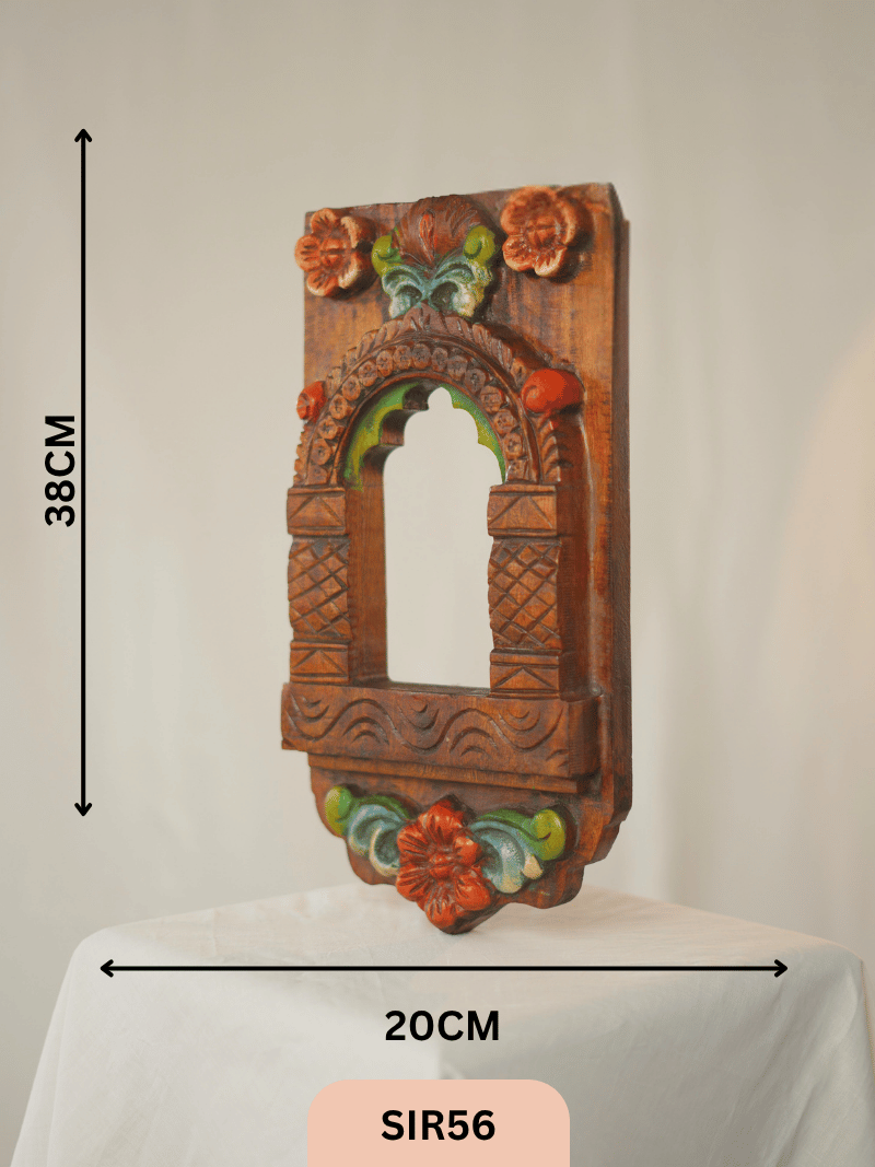 WOODEN MADDAM VILLAKU HOME DECOR - Height 15" INCH, WIDTH 8"INCH
