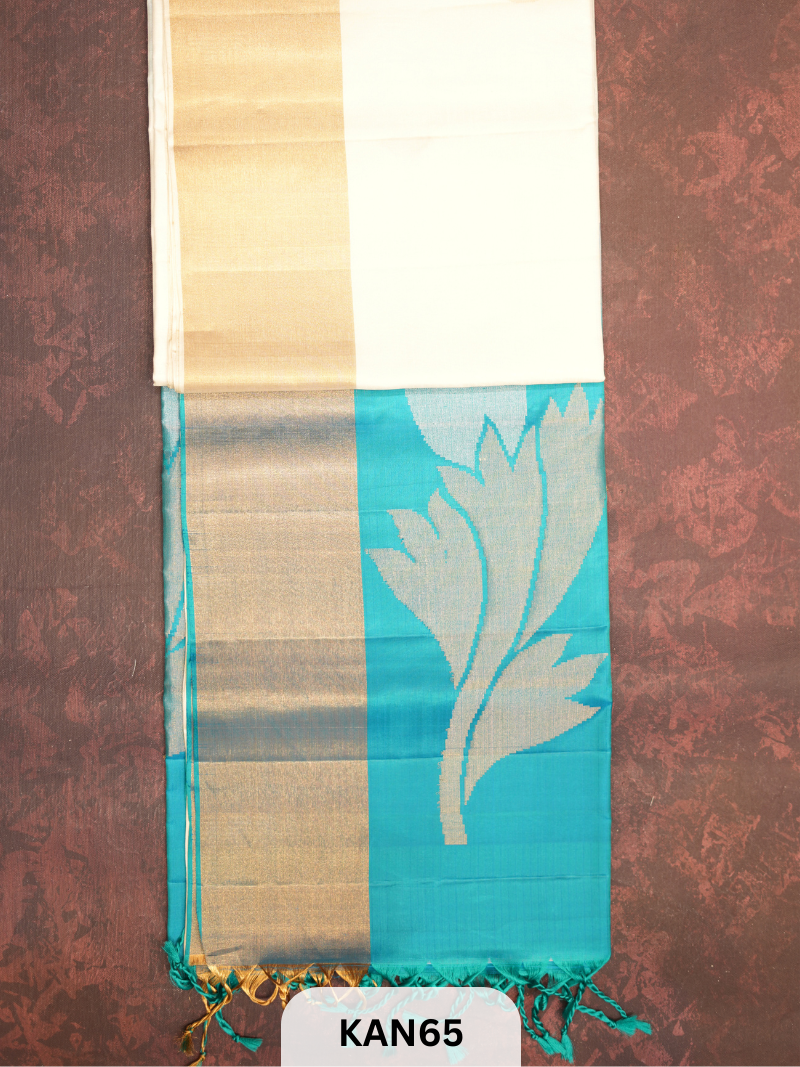 KANCHIPURAM HANDLOOM PURE SOFT SILK