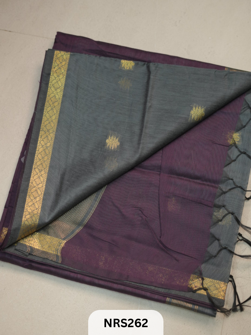 CHANDERI INSPIRED MAHESWARI SAREE