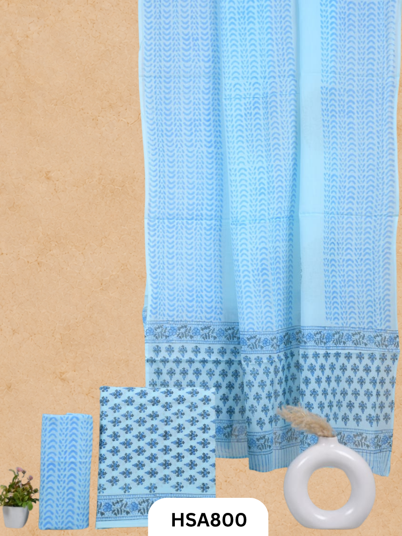 Exclusive Sanganer Handblock Print Salwar Suit 3pcs