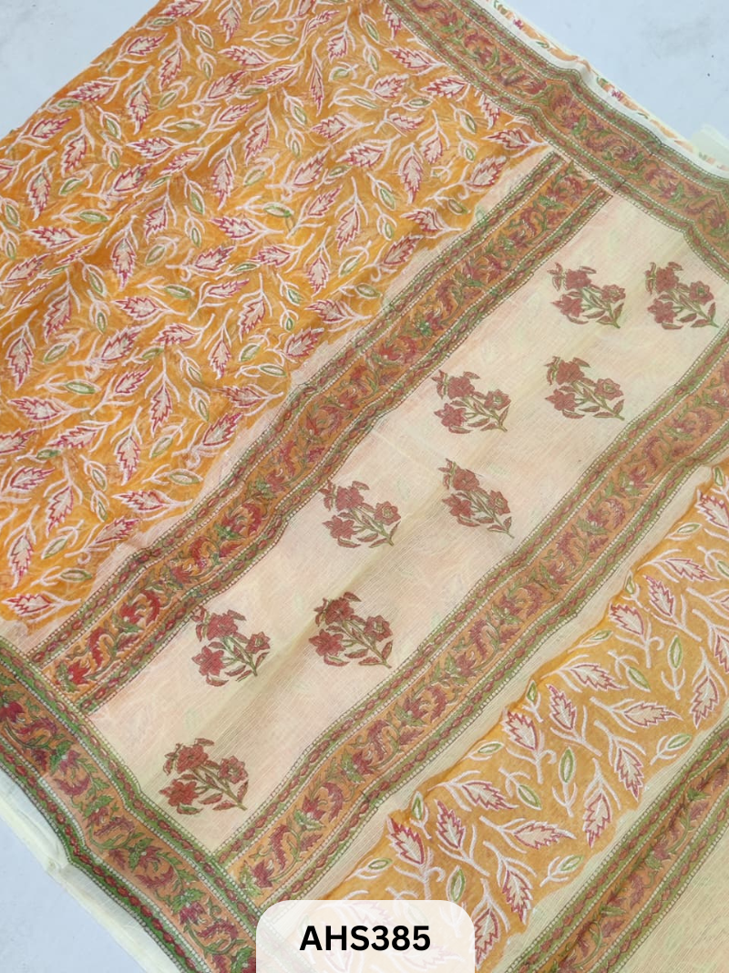 PURE KOTA DORIA COTTON SAREE WITH BLOUSE
