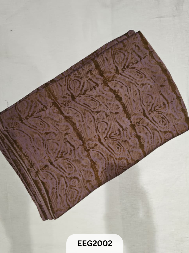 MODAL SILK WITH AJRAKH BATIK HANDBLOCK PRINT - 1MTR