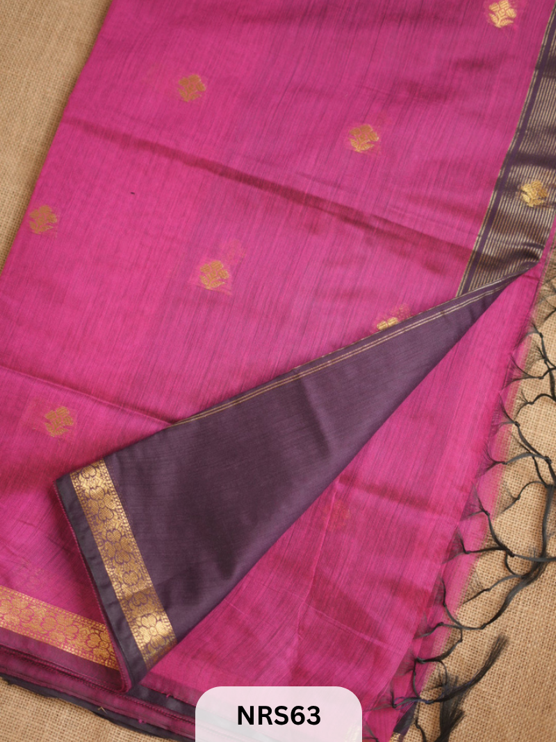 CHANDERI INSPIRED MAHESWARI SAREE