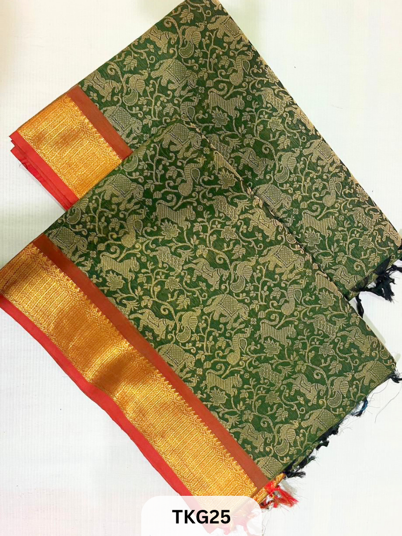 Vanasingaram Kanchi Cotton Saree