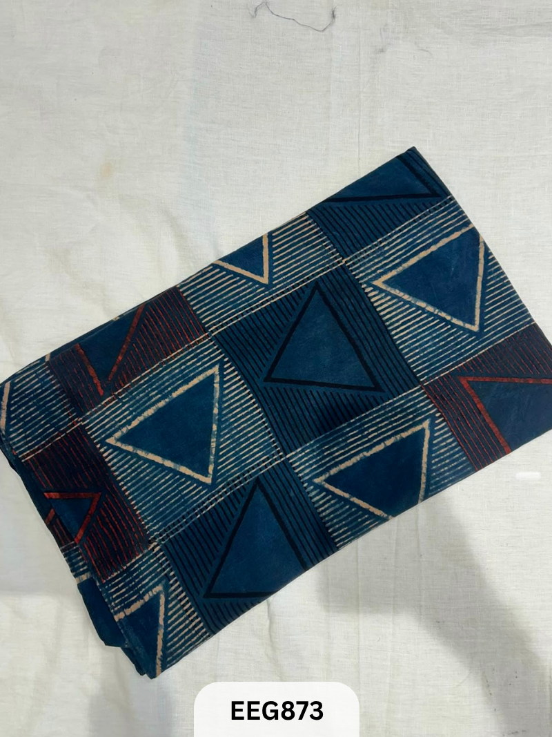 COTTON AJRAKH FABRIC-1MTR