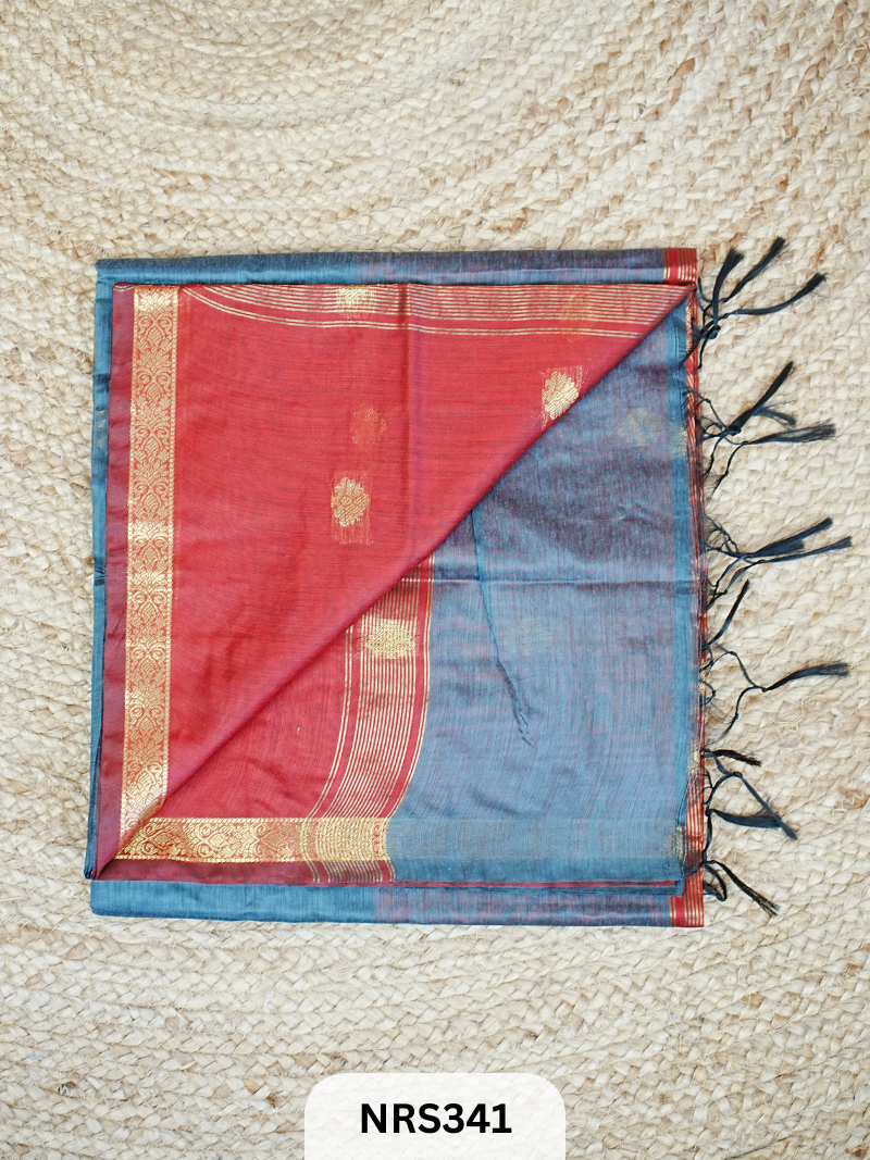 CHANDERI INSPIRED MAHESWARI SAREE