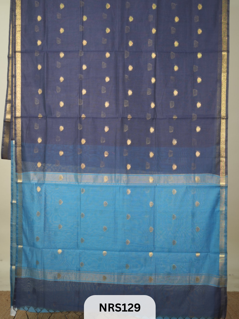 CHANDERI INSPIRED MAHESWARI SAREE