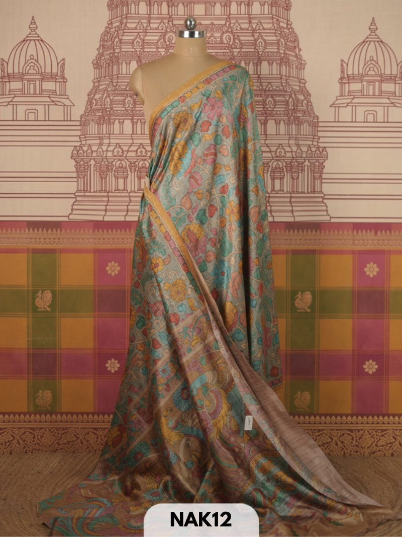 SEMI PENKALAMKARI SAREE