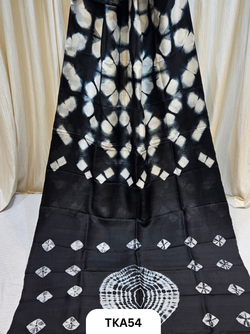 Pure Bishnupuri Silk - Shibori 4ply work saree