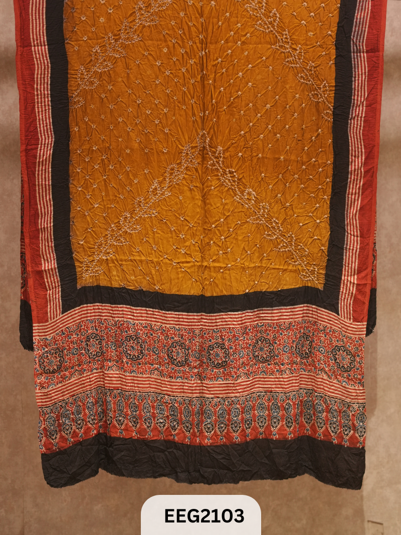 MODAL AJRAKH BHANDHEJ DUPPATTA