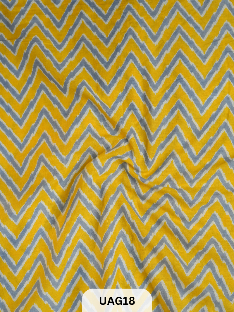 JAIPUR COTTON FABRIC - SCREEN PRINT 1 MTR