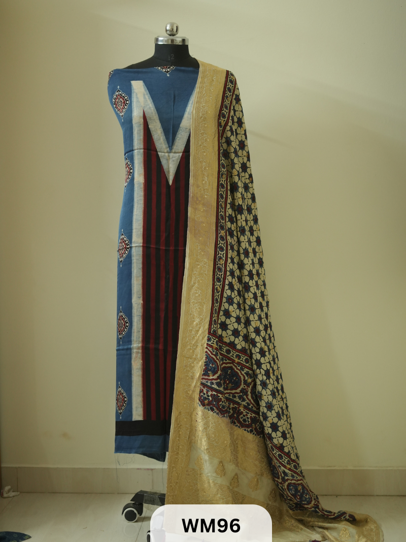 MODAL SILK TOP WITH DOLA DUPPATTA - 2PCS