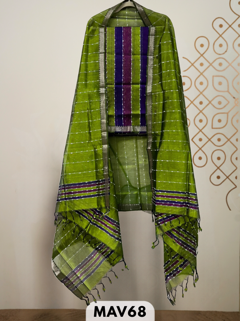 Mangalagiri pattu 2 pcs salwar suit