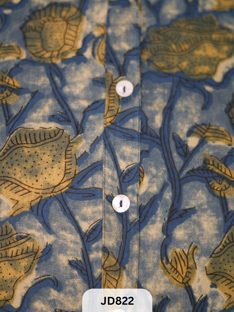 MUSLIN COTTON MAXI GOWN- VANASPATI PRINT