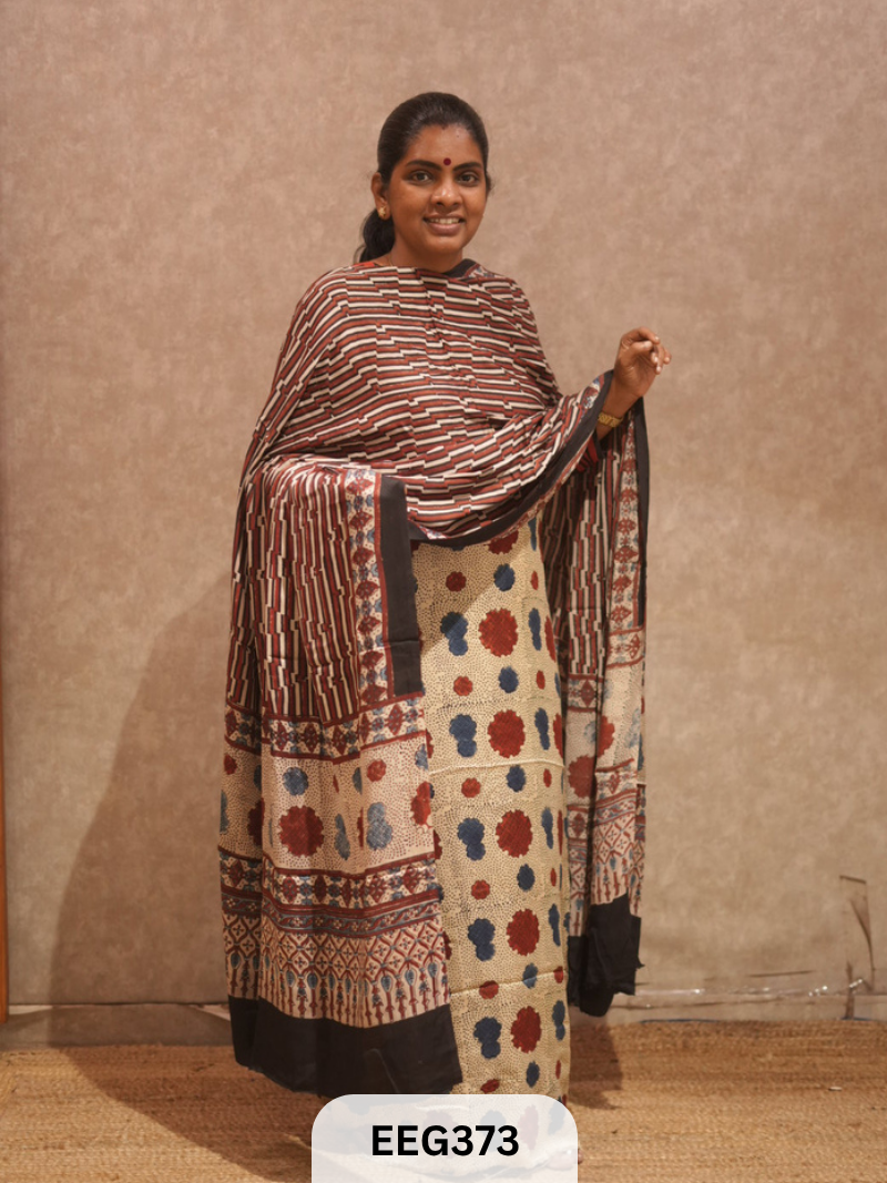AJRAKH MODAL 2 PCS-UNSTITCHED