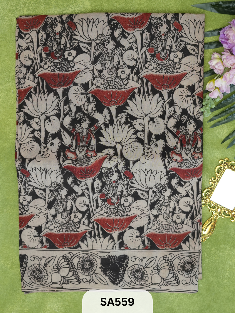 KALAMKARI MALMAL COTTON SAREE