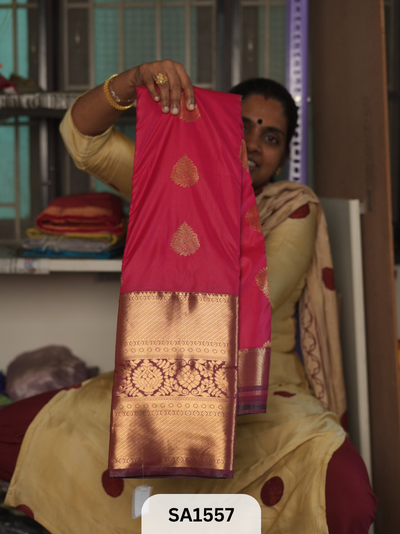 SEMI KANCHEEPURAM SAREE