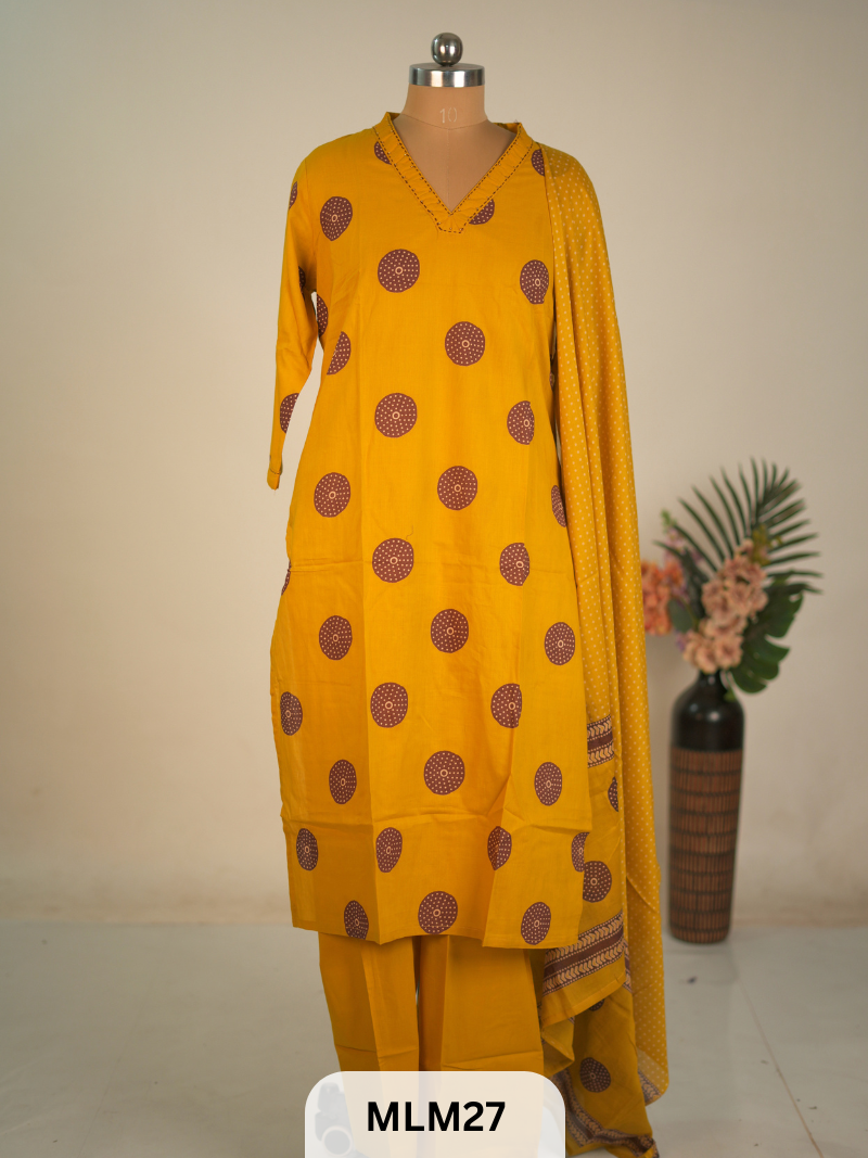 MUL COTTON 3PCS SUIT