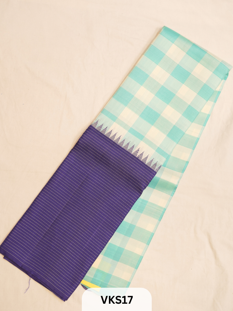 KANCHIPURAM KATTAM SAREE