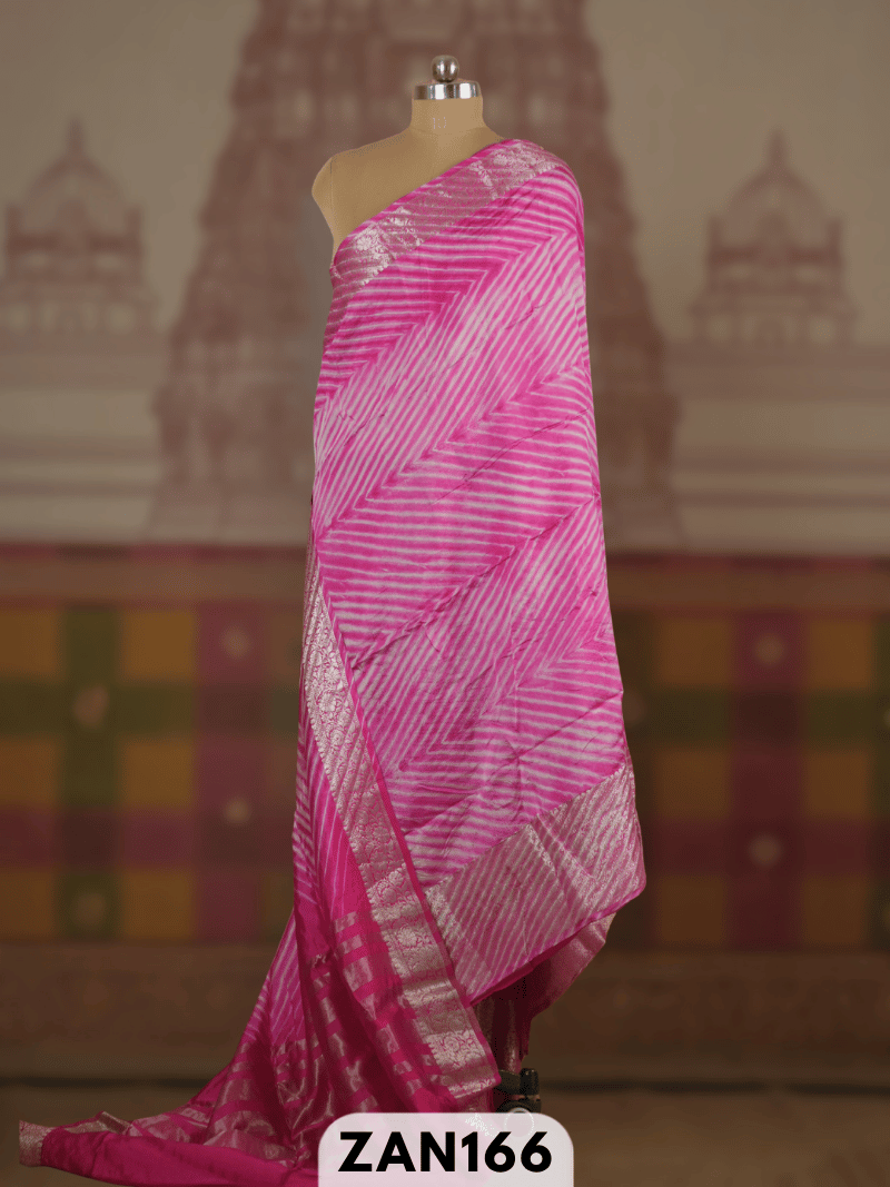 SHIBORI WITH KORA TUSSAR BANARASI SAREE