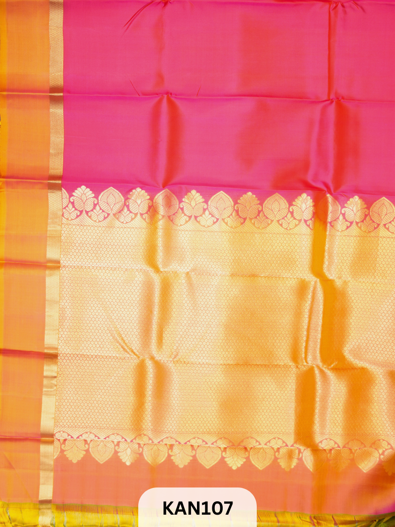 KANCHIPURAM HANDLOOM PURE SOFT SILK