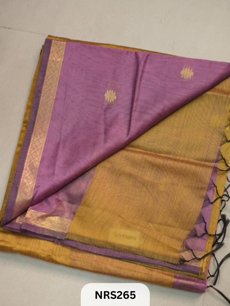 CHANDERI INSPIRED MAHESWARI SAREE