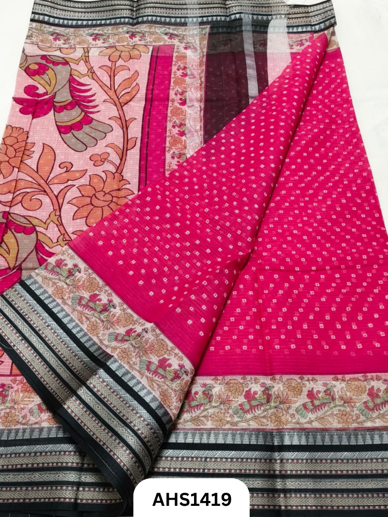 Pure Kota Cotton Digital Print Saree