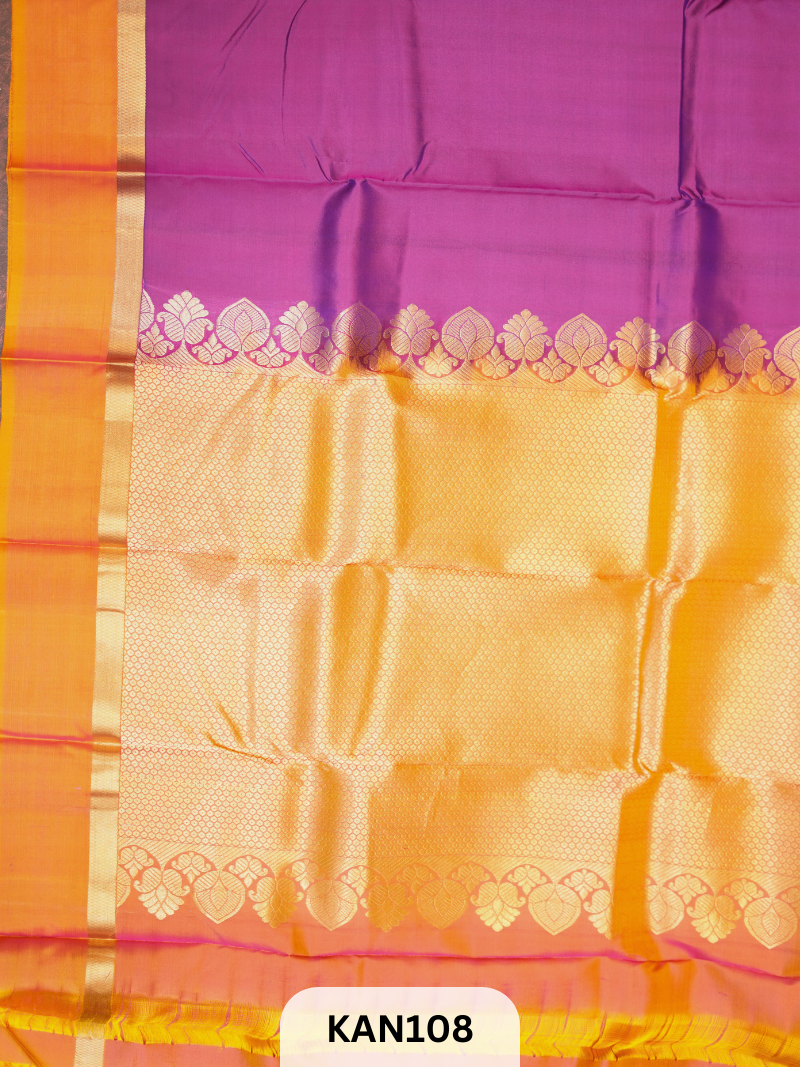 KANCHIPURAM HANDLOOM PURE SOFT SILK