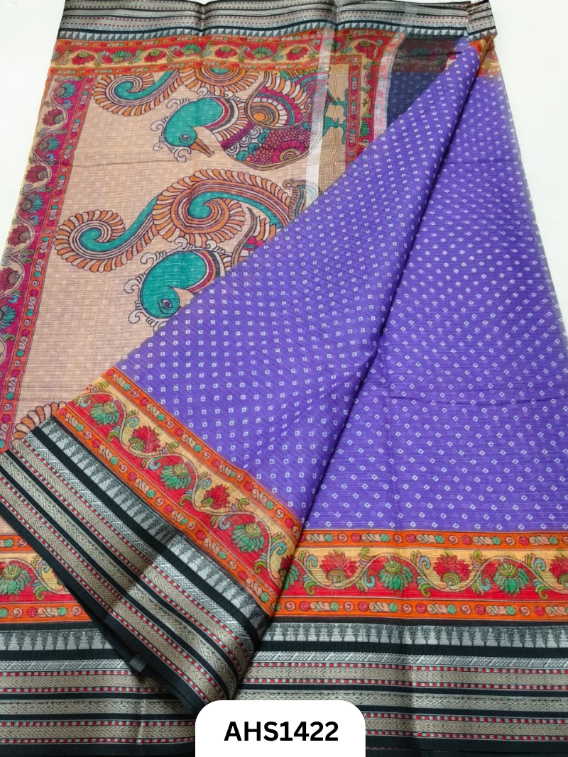 Pure Kota Cotton Digital Print Saree