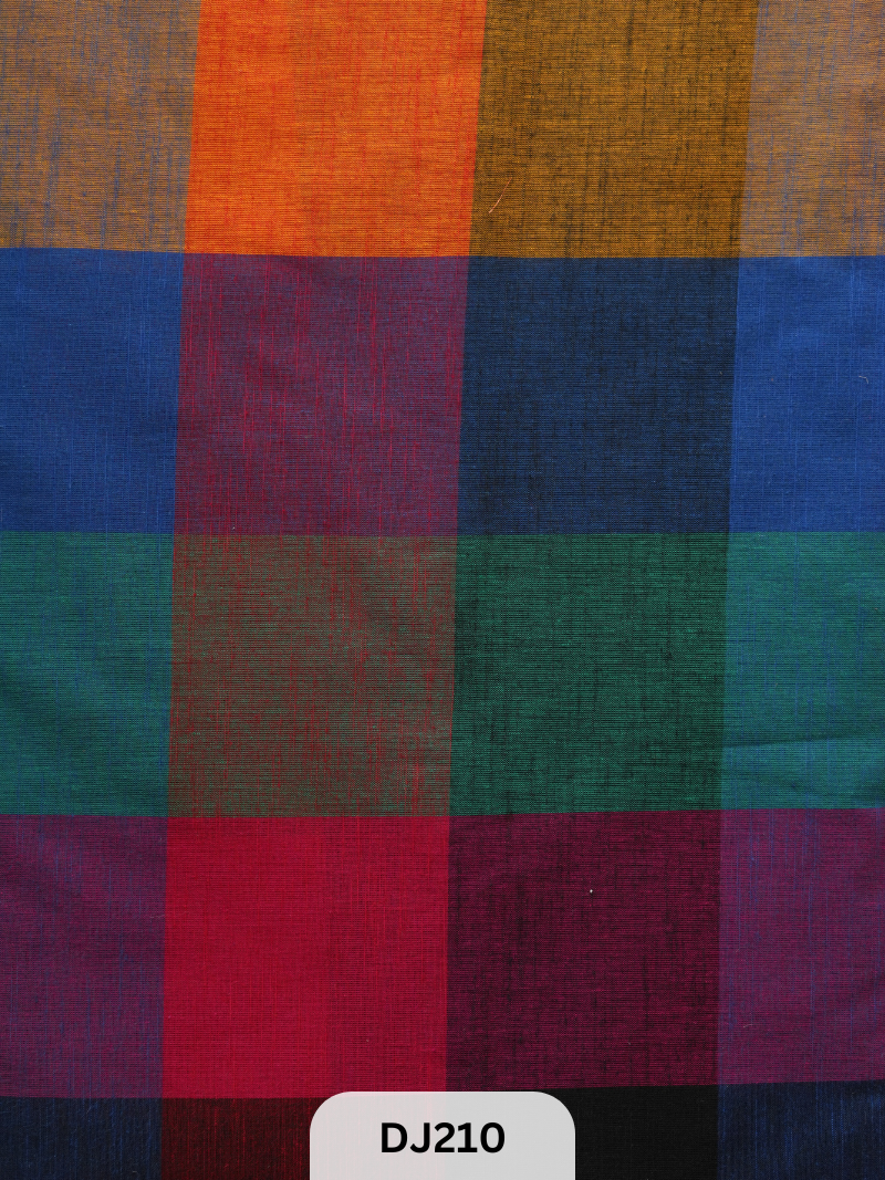 Madras kattam Fabric - 1mtr