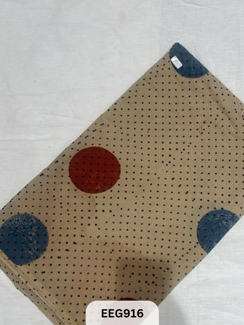 COTTON AJRAKH FABRIC-1MTR