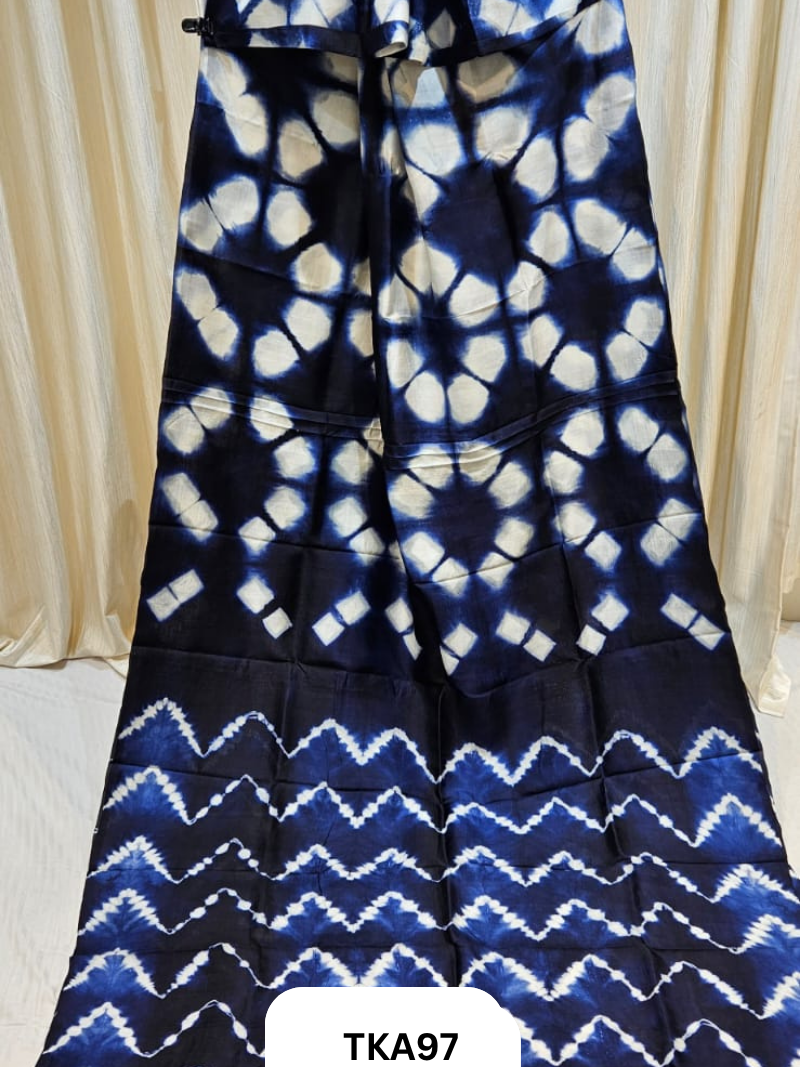 Pure Bishnupuri Silk - Shibori work saree