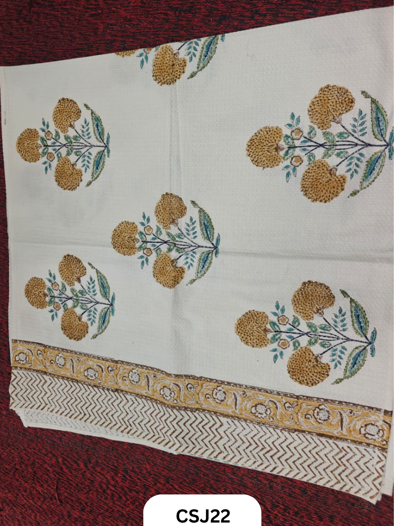 Jaipur Handblock Print Cotton Kids Towel-30/60