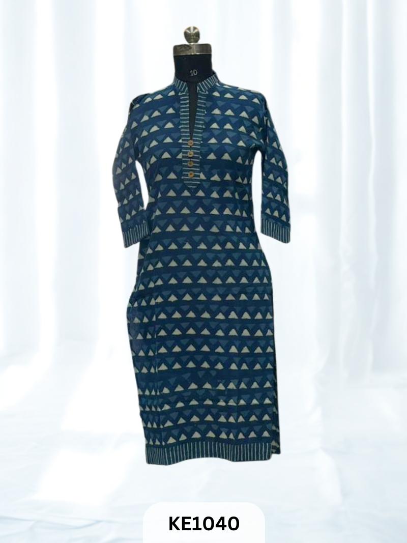 INDIGO COTTON KURTI