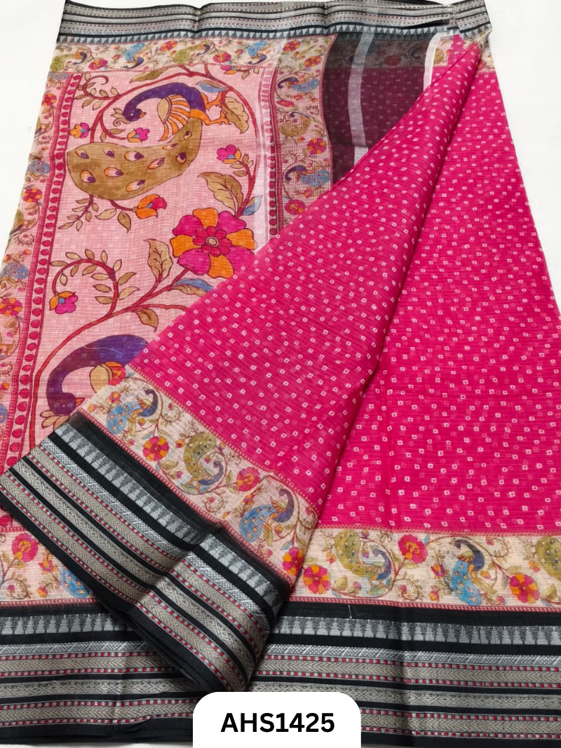 Pure Kota Cotton Digital Print Saree