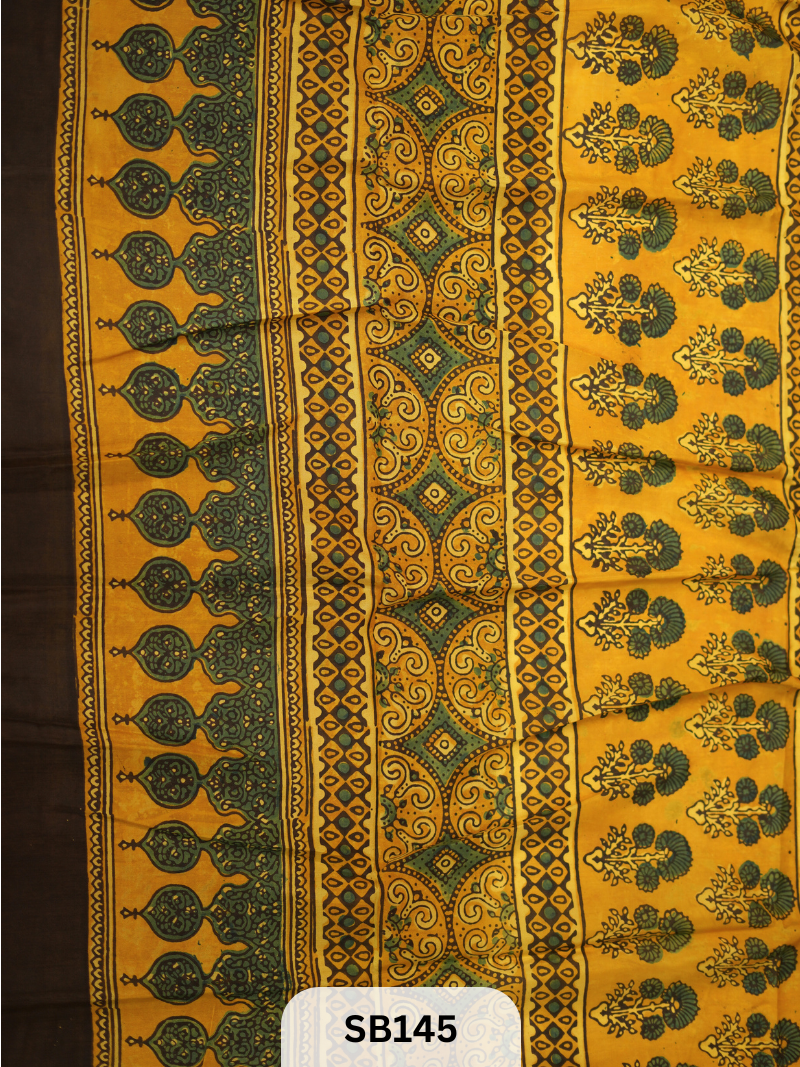 CHENNURI SILK WITH KANCHI BORDER