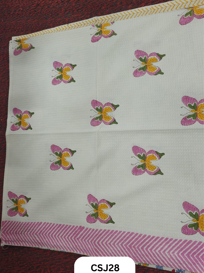 Jaipur Handblock Print Cotton Kids Towel-30/60