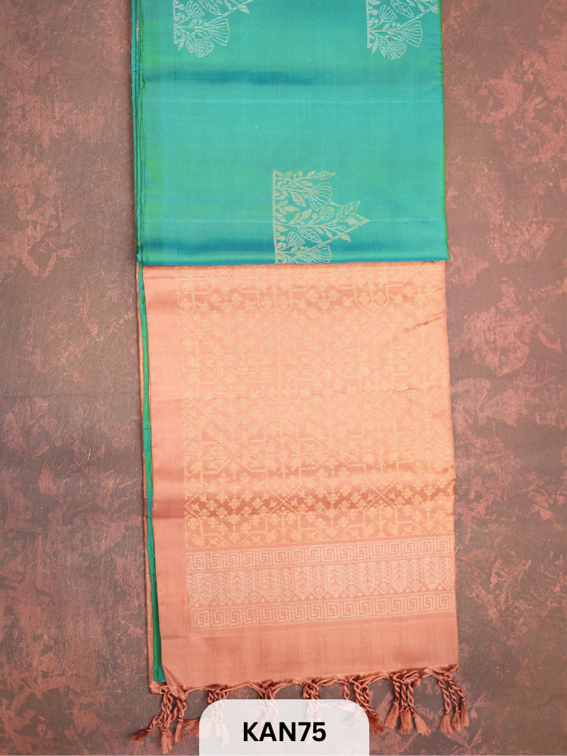 KANCHIPURAM HANDLOOM PURE SOFT SILK