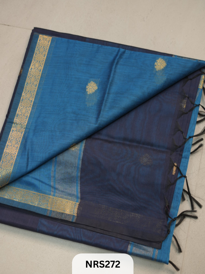 CHANDERI INSPIRED MAHESWARI SAREE